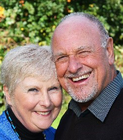 happy older couple