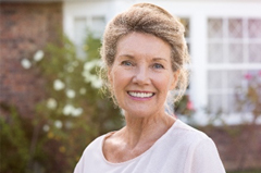 Smiling mature woman